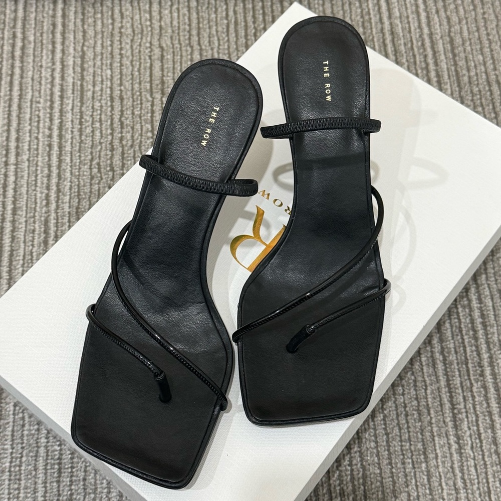 The Row Women's Black Sandals - Picture 1 of 7